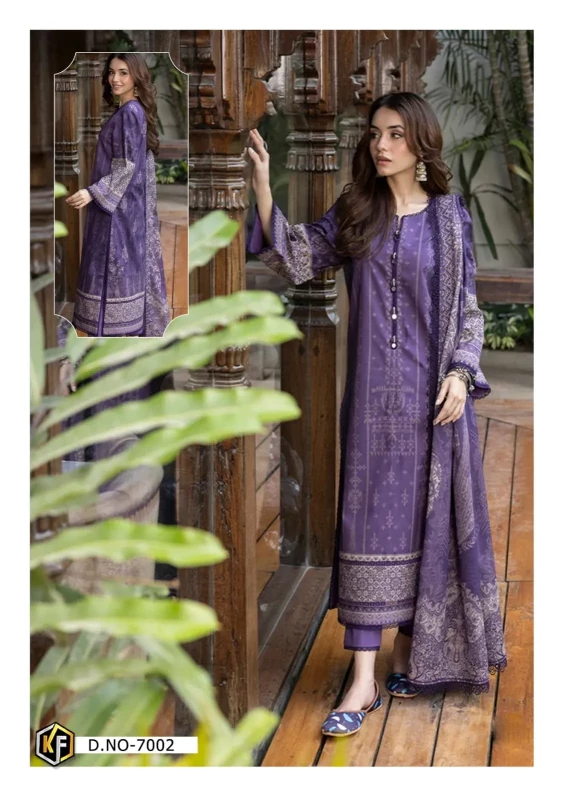 Love-India Gulnnz Vol-7-Designer Beautiful Mul Mul Cotton Pakistani Suits Catalog