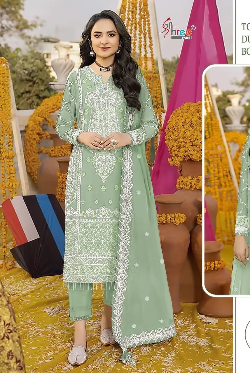 Ashtha- K-5086-Designer Georgette Pakistani Suit Catalog