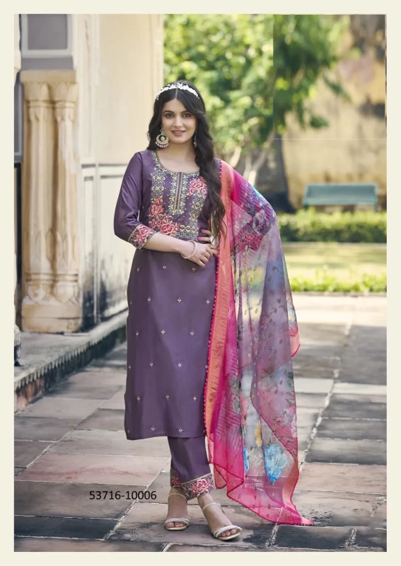 BYC-RIYA-Designer Beautiful Viscose Silk Readymade Dress Catalog